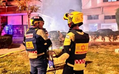 মধ্যরাতের পর থেকে ইসরায়েলে ইরানের পঞ্চম ক্ষেপণাস্ত্র হামলা,আহত ২