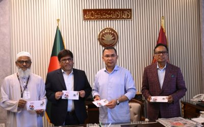 স্বাধীনতা উপলক্ষে স্মারক ডাক টিকেট উন্মোচন করলেন প্রধানমন্ত্রী