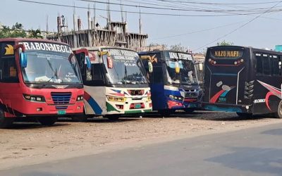 চাঁপাইনবাবগঞ্জে ধর্মঘট প্রত্যাহার, বাস চলাচল শুরু