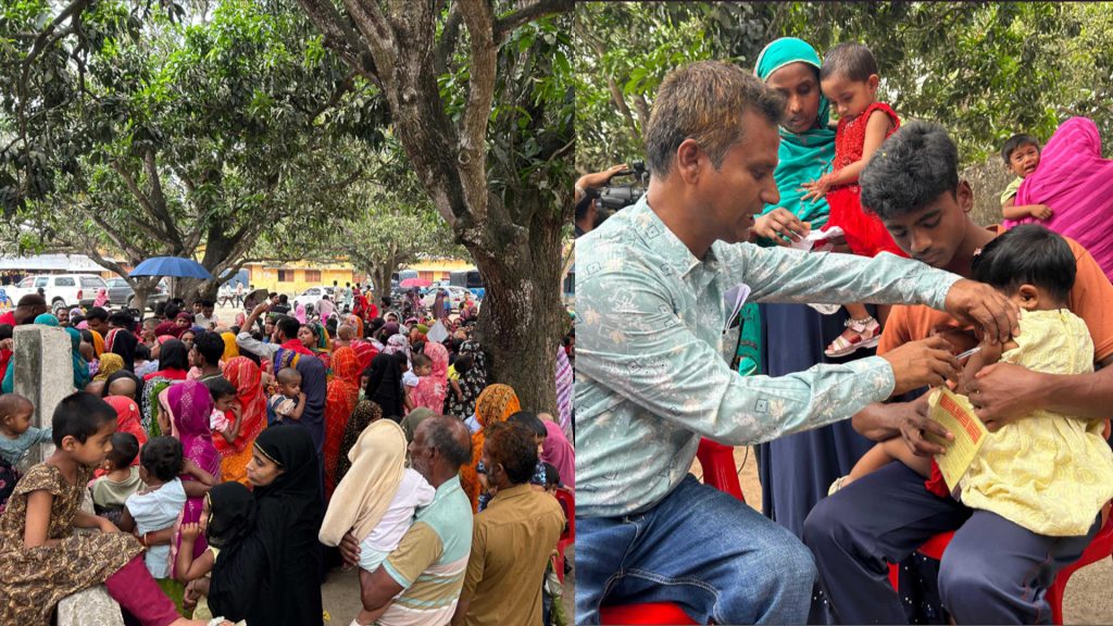 সারা দেশে হামের টিকাদানের তারিখ আগানো হয়েছে।