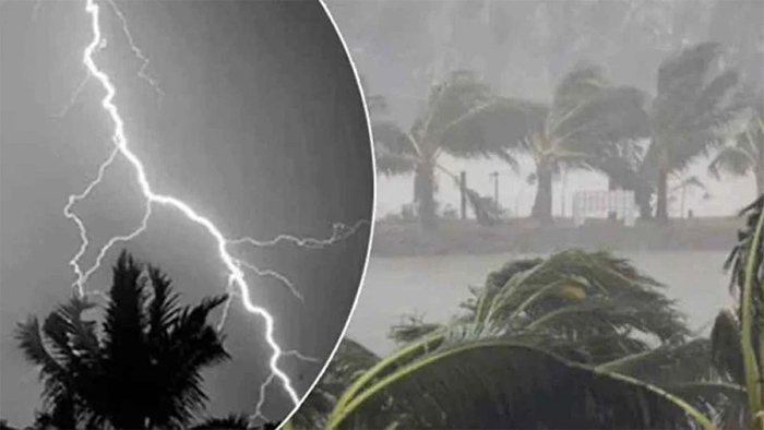 দুপুরের মধ্যে যেসব অঞ্চলে বজ্রবৃষ্টির আভাস