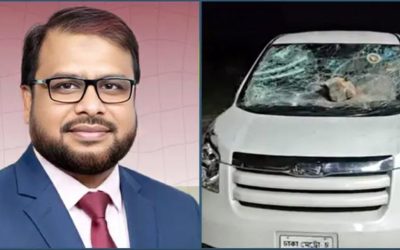 নেত্রকোনায় জামায়াতের এমপির গাড়িতে হামলা,ভাঙচুর