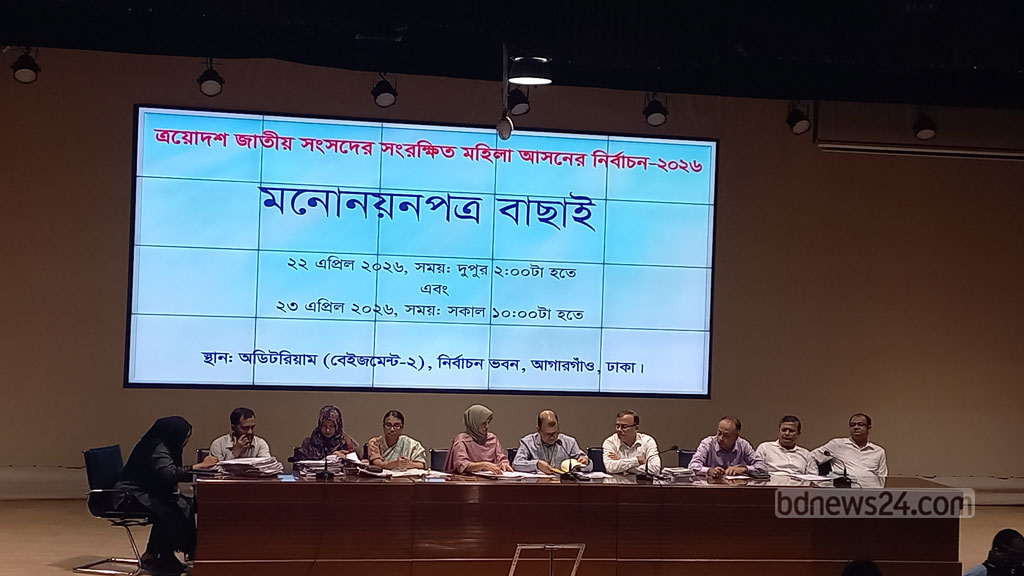 মনোনয়ন বাছাই শেষ,বিএনপি ও স্বতন্ত্র জোটের ৩৭ প্রার্থীর মনোনয়ন বৈধ