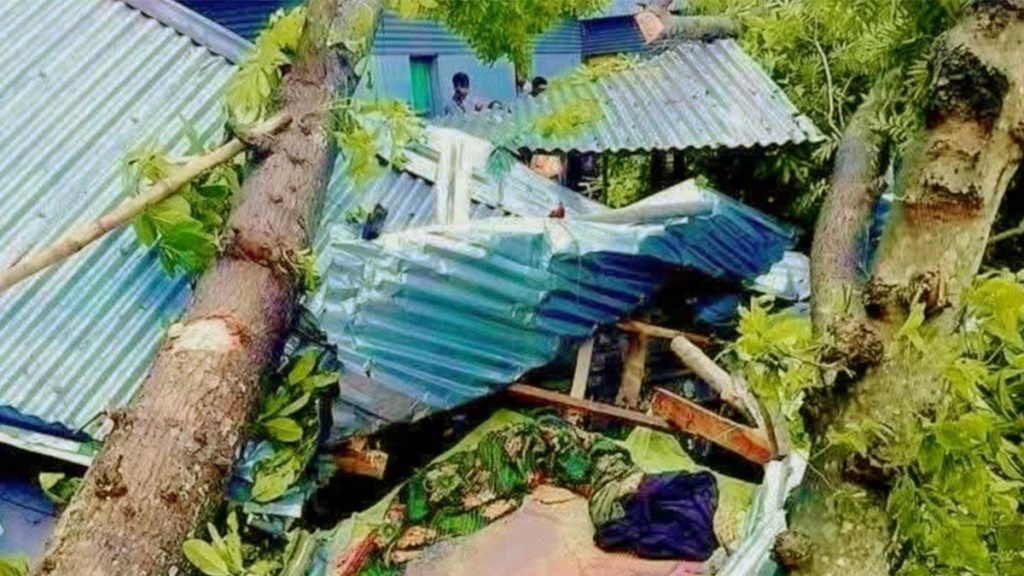 জামালপুরে কালবৈশাখী ঝড়ে গাছ পড়ে মা ও দুই মেয়ের মৃত্যু