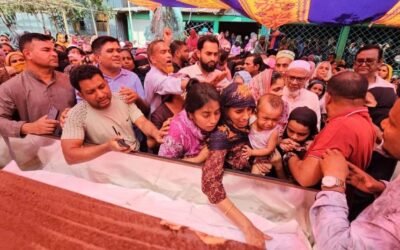 জন্মের ১০ মাস পর বাবার সঙ্গে প্রথম দেখা ছেলের, তাও কফিনবন্দি