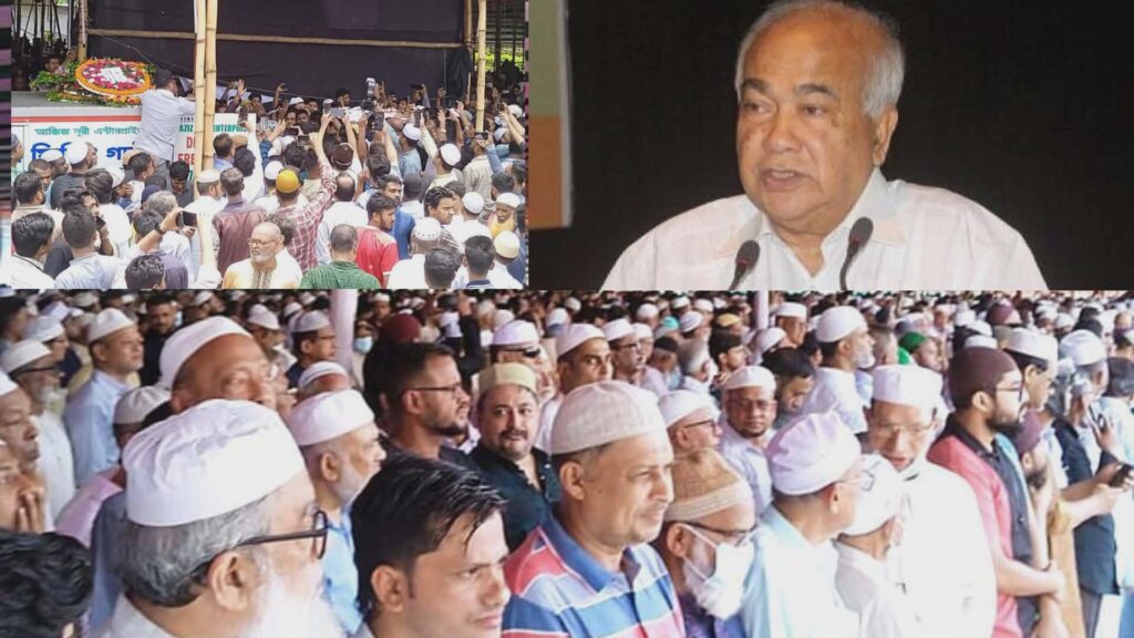চট্টগ্রামে কড়া নিরাপত্তায় মোশাররফ হোসেনের দ্বিতীয় জানাজা সম্পন্ন