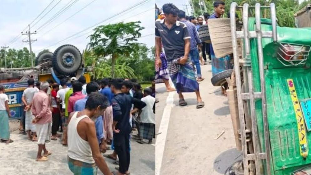 ময়মনসিংহে ট্রাক-অটোরিকশা সংঘর্ষে ৩ নারী নিহত