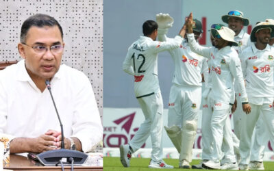 পাকিস্তানের বিপক্ষে টেস্ট সিরিজ জেতায় বাংলাদেশ দলকে প্রধানমন্ত্রীর অভিনন্দন