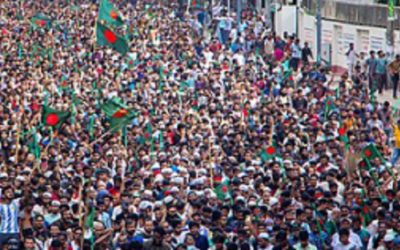 কুমিল্লার পথসভায় বিএনপি নেতাকর্মীদের ভিড়