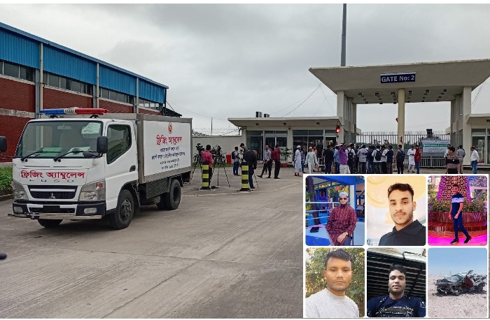 কফিনবন্দি হয়ে ফিরলেন কাতারে দুর্ঘটনায় নিহত সিলেটের ৫ যুবক