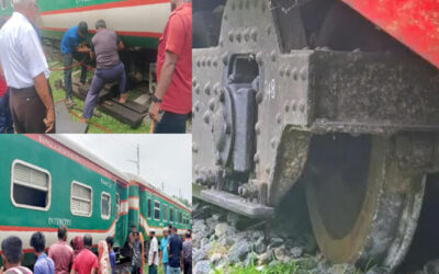 ব্রহ্মপুত্র এক্সপ্রেস উদ্ধারে গিয়ে রিলিফ ট্রেনও লাইনচ্যুত