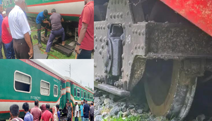 ব্রহ্মপুত্র এক্সপ্রেস উদ্ধারে গিয়ে রিলিফ ট্রেনও লাইনচ্যুত