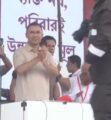শ্রীমঙ্গলে অনুষ্ঠান মঞ্চে প্রধানমন্ত্রী