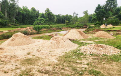 শেরপুরের গারো পাহাড়ে অভিযানেও থামছে না অবৈধ বালু উত্তোলন