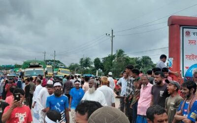 ঢাকা-সিলেট মহাসড়ক অবরোধ