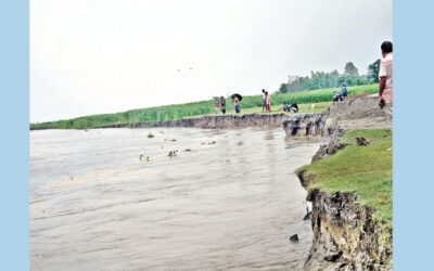 ধুনটে যমুনা নদীর পানি বৃদ্ধি, ভাঙছে বসতভিটা-ফসলি জমি