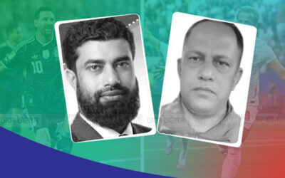 বিশ্বকাপ ম্যাচ দেখে উত্তরায় বাসায় ফেরার পথে বাসচাপায় দুই সাংবাদিক নিহত