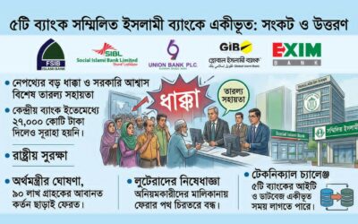 ৫ ব্যাংক একীভূতকরণ : সংখ্যাই বলছে সংকট কতটা গভীর