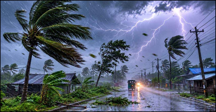 দেশের নয় অঞ্চলের ওপর দিয়ে বজ্রবৃষ্টির সম্ভাবনা রয়েছে