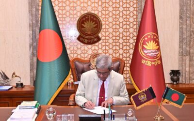 প্রথমবারের মতো বঙ্গভবনে দাপ্তরিক কার্যক্রম শুরু করেছেন রাষ্ট্রপতি