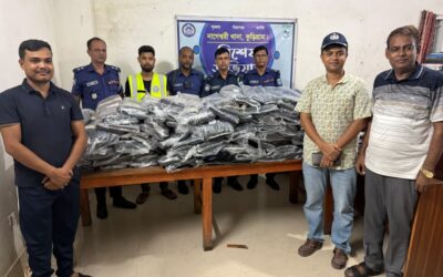 কুড়িগ্রামে ২৫ লাখ টাকার ভারতীয় কাপড় জব্দ