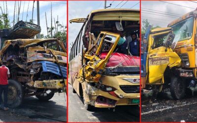 রাজবাড়ী মহাসড়কে আট ঘণ্টার ব্যবধানে সড়ক দুর্ঘটনায় নিহত ১,আহত ১০