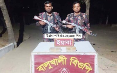 সীমান্ত এলাকা থেকে ২০ হাজার ইয়াবা উদ্ধার করেছে বাংলাদে বর্ডার গার্ড