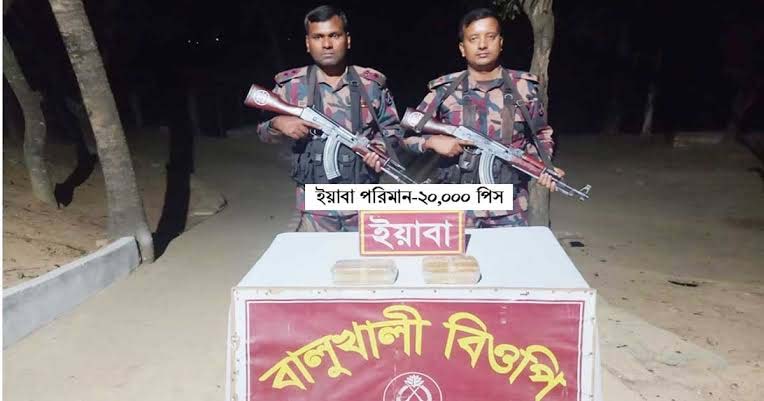 সীমান্ত এলাকা থেকে ২০ হাজার ইয়াবা উদ্ধার করেছে বাংলাদে বর্ডার গার্ড