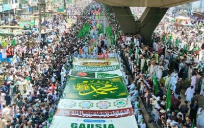 চট্টগ্রামে ঈদে মিলাদুন্নবী উপলক্ষে শুরু ৫৫তম জশনে জুলুস