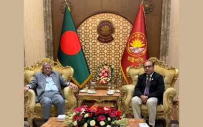 রাষ্ট্রপতির সঙ্গে সাক্ষাৎ করেছেন নোবিপ্রবি উপাচার্য, সমাবর্তনে উপস্থিত থাকার আমন্ত্রণ