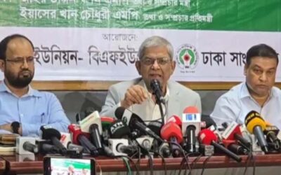 গণমাধ্যমের ওপর কোনও ধরনের চাপ বা হস্তক্ষেপ নেই সরকারের: মির্জা ফখরুল