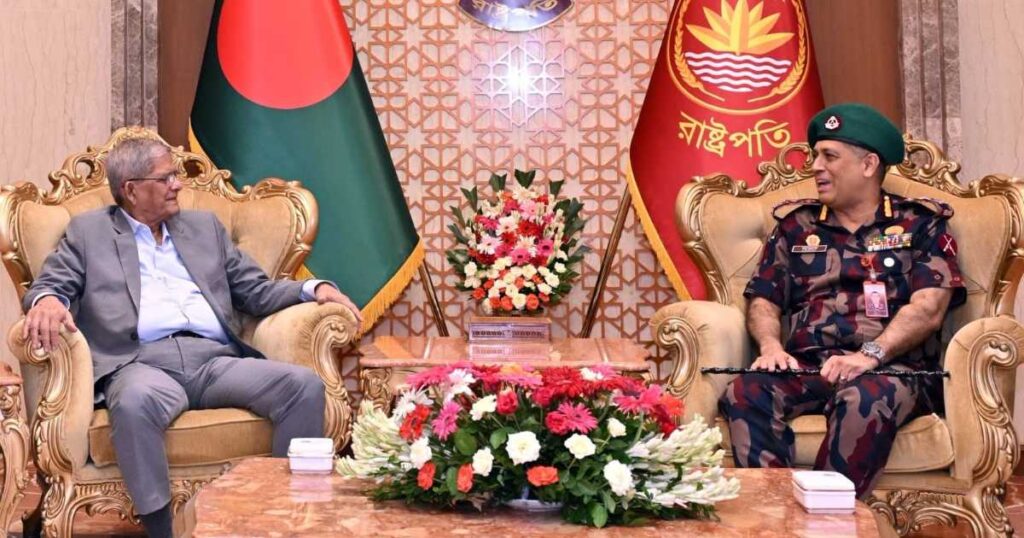 রাষ্ট্রপতির সঙ্গে বিজিবি মহাপরিচালকের সৌজন্য সাক্ষাৎ