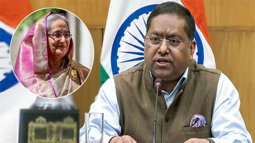 হাসিনার ভাষণের সঙ্গে ভারত সরকারের সম্পৃক্ততা নেই ,জানিয়েছে নয়াদিল্লি