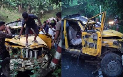 রাঙ্গামাটিতে যাত্রীবাহী পিকআপ উল্টে নিহত ৪
