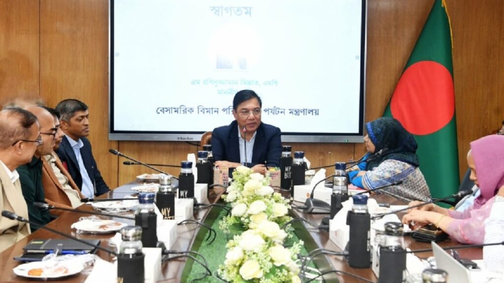 বিমান খাতে সরকারের বিশাল পরিকল্পনা সম্পর্কে জানান নবনিযুক্ত বিমানমন্ত্রী