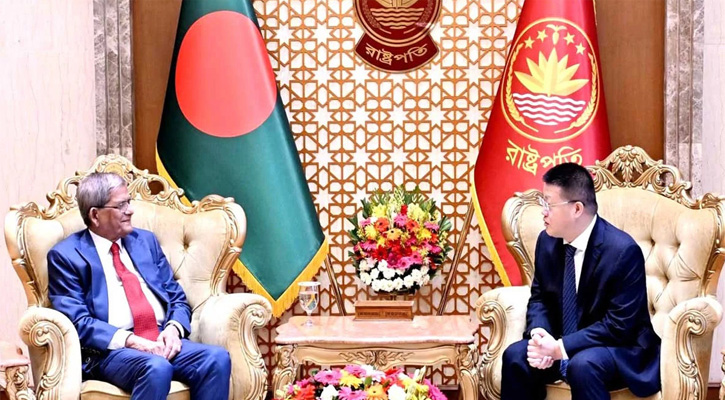 রোহিঙ্গা প্রত্যাবাসন ও বিনিয়োগ বৃদ্ধির জন্য চীনের প্রতি সহায়তার আহ্বান রাষ্ট্রপতির