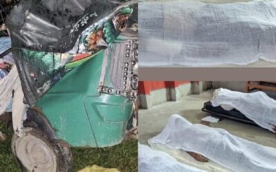 শ্রীমঙ্গলে বাস ও অটোরিকশার মুখোমুখি সংঘর্ষ, নিহত ৩