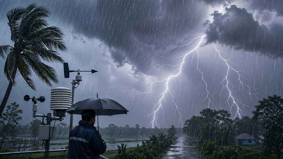 দেশের বিভিন্ন অঞ্চলে বৃষ্টি ও বজ্রবৃষ্টির সম্ভাবনা