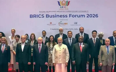 ভারতের নয়াদিল্লিতে ১৮তম ব্রিকস শীর্ষ সম্মেলনের সমাপনী দিন আজ