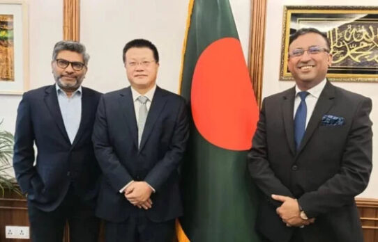 চীনা রাষ্ট্রদূতের পররাষ্ট্রবিষয়ক প্রতিমন্ত্রীর সঙ্গে বিদায়ী সাক্ষাৎ