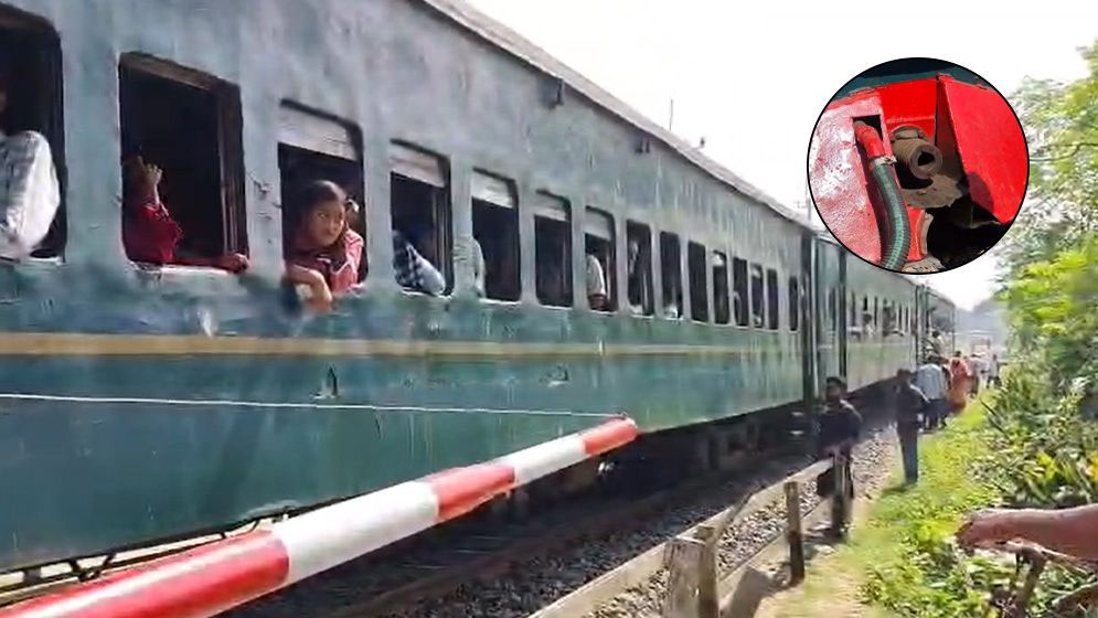 ৯ বগি ফেলে ২ কিলোমিটার দূরে চলে গেল ট্রেনের ইঞ্জিন