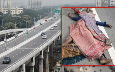 এলিভেটেড এক্সপ্রেসওয়ে থেকে, ‘মুখে স্কচটেপ মোড়ানো’ ব্যক্তির মরদেহ উদ্ধার