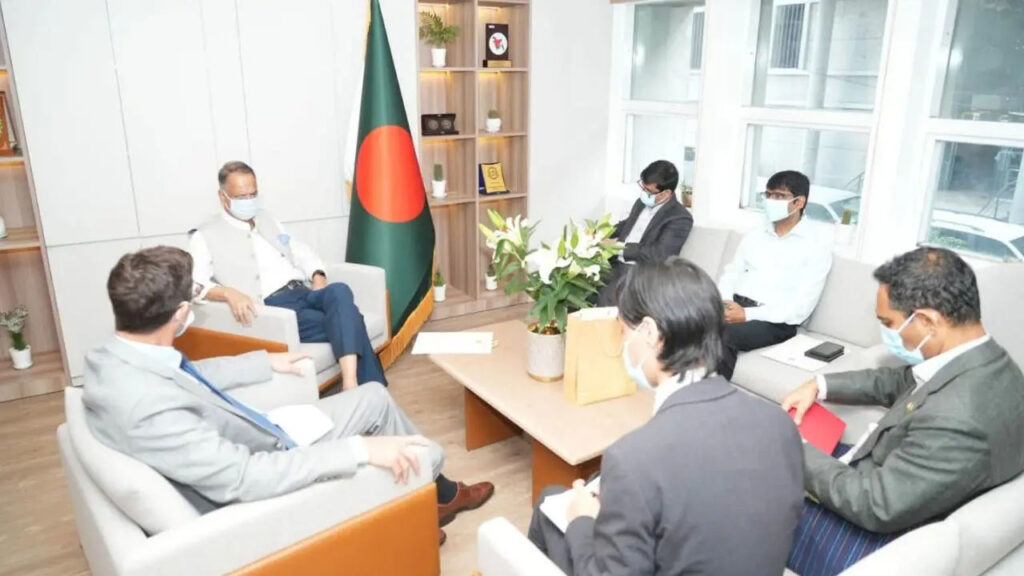বিদ্যুৎমন্ত্রীর সঙ্গে নরওয়ের রাষ্ট্রদূতের সৌজন্য সাক্ষাৎ