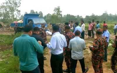 হিলি কাস্টমসে বাজেয়াপ্ত ও মেয়াদোত্তীর্ণ মালামাল ধ্বংস করেছে কাস্টমস কর্তৃপক্ষত