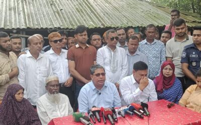 আবু সাঈদের বাড়ি নির্মাণ এবং কবরস্থানের সৌন্দর্যবর্ধনে এক কোটি টাকা দেওয়ার ঘোষণা