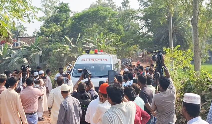 সৌদিতে ক্ষেপণাস্ত্র হামলায় নিহত সাহেদের মরদেহ বাড়িতে পৌঁছেছে