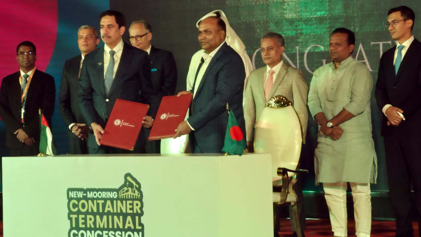 চট্টগ্রাম বন্দরের এনসিটির সঙ্গে ডিপি ওয়ার্ল্ডের ১৫ বছরের চুক্তি