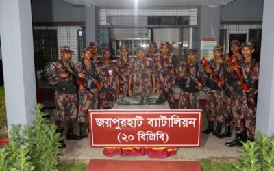 বিজিবির অভিযানে নদী থেকে ৮৫ কেজির কষ্টিপাথরের মূর্তি উদ্ধার