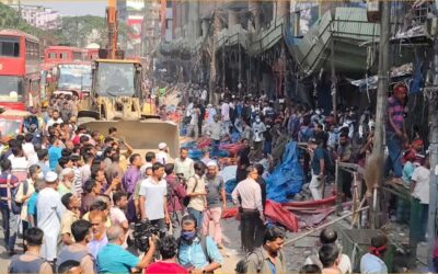 গুলিস্তানে অবৈধ দোকান উচ্ছেদে অভিযান চালিয়েছে ডিএসসিসি