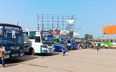 কিশোরগঞ্জ-মহাখালী রুটে বাস চলাচল বন্ধ